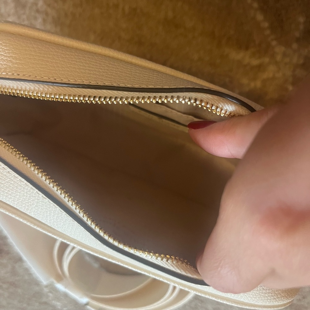 Kate Spade Ivory Woven Crossbody Bag - Picture 9 of 9